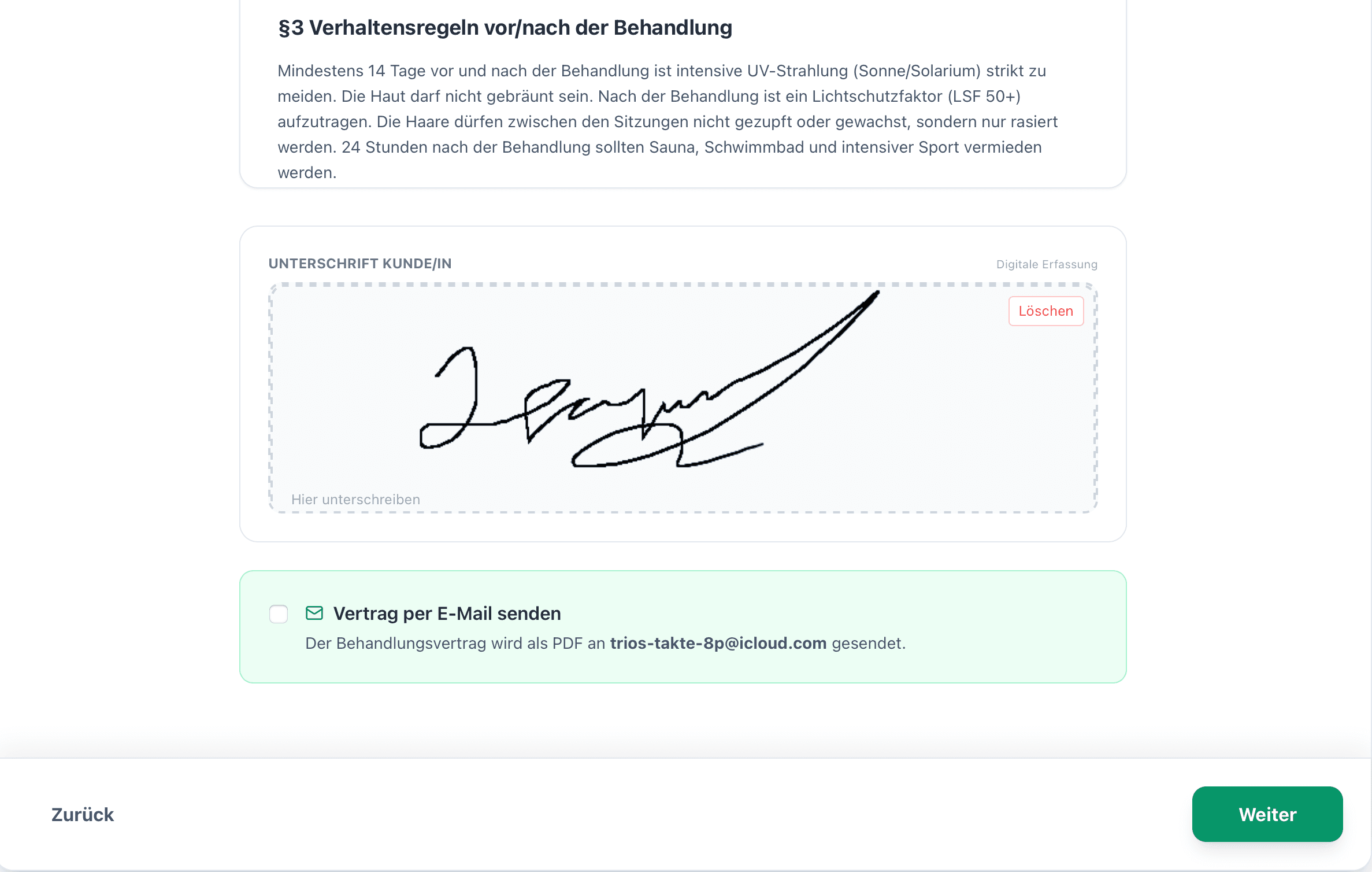 Digitale Unterschrift